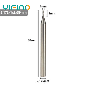 YIFINO Left-Handed Single Edge Tungsten Steel Milling Cutter.Woodworking Cnc Machine Tool Carving Tool - AMICE ATON