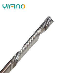 YIFINO Left-Handed Single Edge Tungsten Steel Milling Cutter.Woodworking Cnc Machine Tool Carving Tool - AMICE ATON