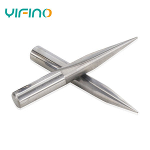 YIFINO New 6mm Double-Flute  Groove Pointed Woodworking Carving Cutter - AMICE ATON