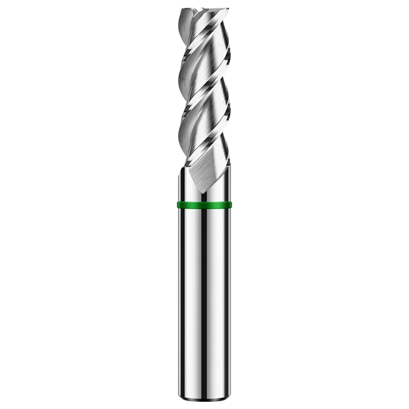 AZZKOR TGH-HRC50 3-Flute Tungsten Steel Carbide Woodworking Flat End Mill For CNC Mechanical Aluminum Milling Cutter Tool 1-20mm