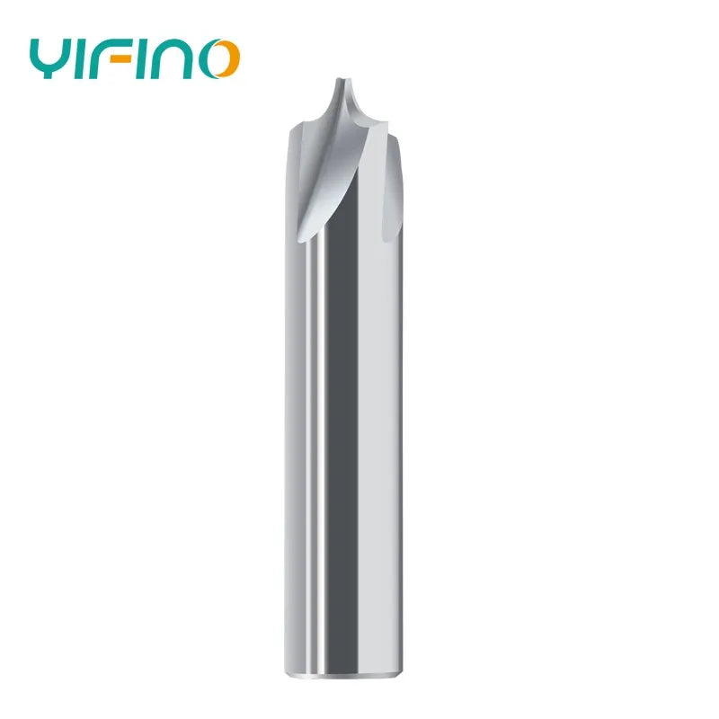 YIFINO Hrc55 Tungsten Internal Milling Cutter For Aluminum Arc R Angle Milling Cutter Tungsten Steel Chamfering Counter Cutter