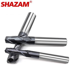 SHAZAM HRC50 2-Flute Milling Cutter Tungsten Steel Carbide Nano Coating Flat End Mill For CNC Maching Center Endmill Tools - AMICE ATON