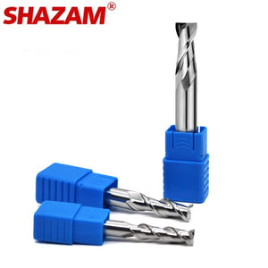 SHAZAM HRC50 2-Flute Flat End Mill Tungsten Steel Carbide For Aluminum Milling Cutter CNC Machining Center Endmills Tools - AMICE ATON